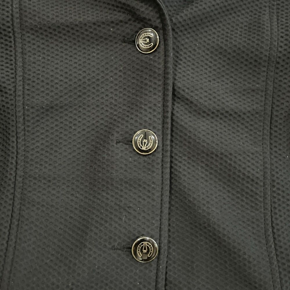 Kerrits Black Equestrian Show Jacket Stretch Riding Competition Coat - Girls XL - Picture 2 of 10